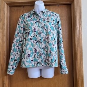 COS Geometric Print Denim Shirt 10